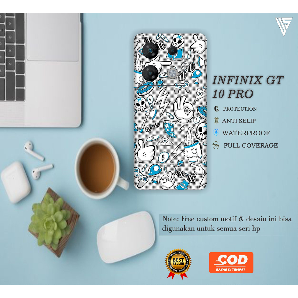 GARSKIN HANDPHONE INFINIX GT 10 PRO (ISI PCS)