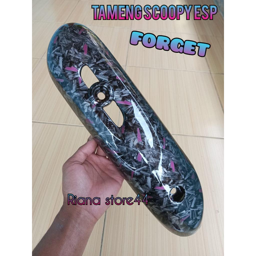 tutup knalpot Carbon Forget wtf ..scoopy 2017 2018 2019 2020 karbon celup wtf