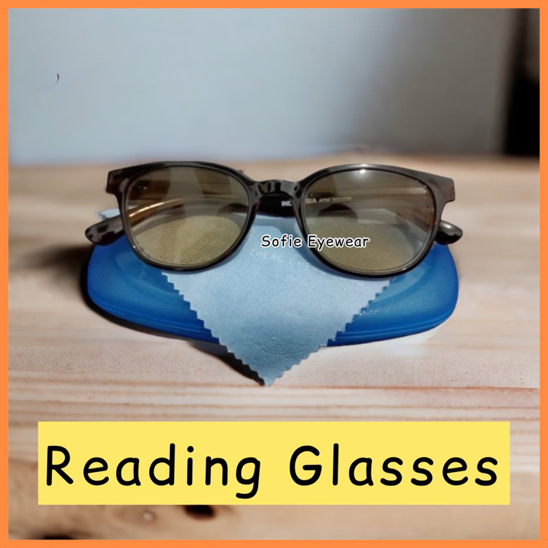 KACAMATA PLUS - Kacamata Baca Super Fokus FULL CHOCO Pria Wanita ARTMATIC SERIES