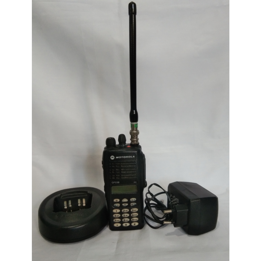 HT Motorola GP 338 VHF Bekas Lengkap Murah