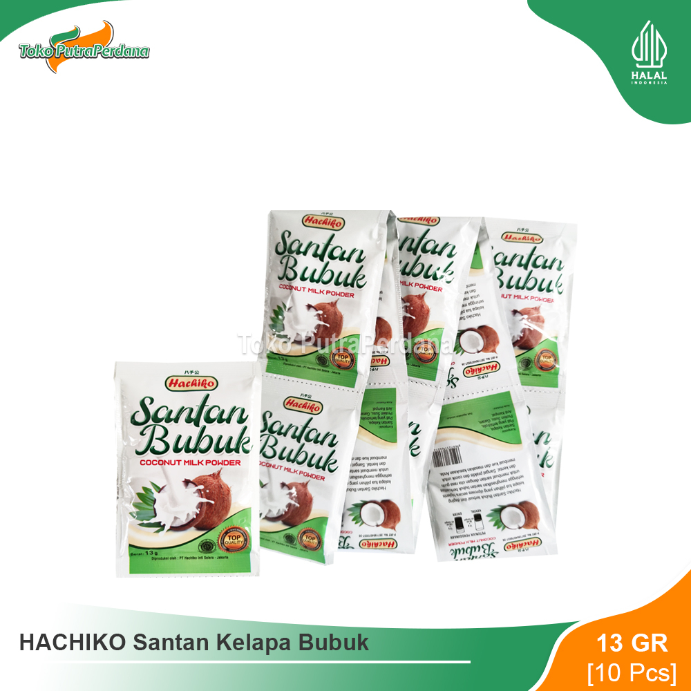 

HACHIKO Santan Bubuk Sachet 13gr (10 Pcs)