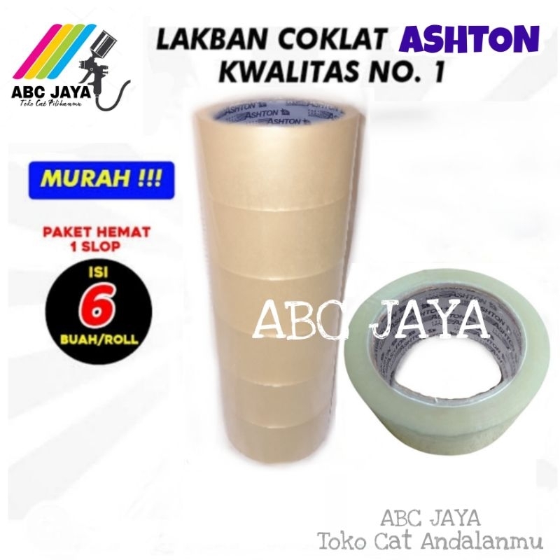 

Lakban Bening ASHTON Aston 48mm x 100yard Selotip Perekat Tape Solasi