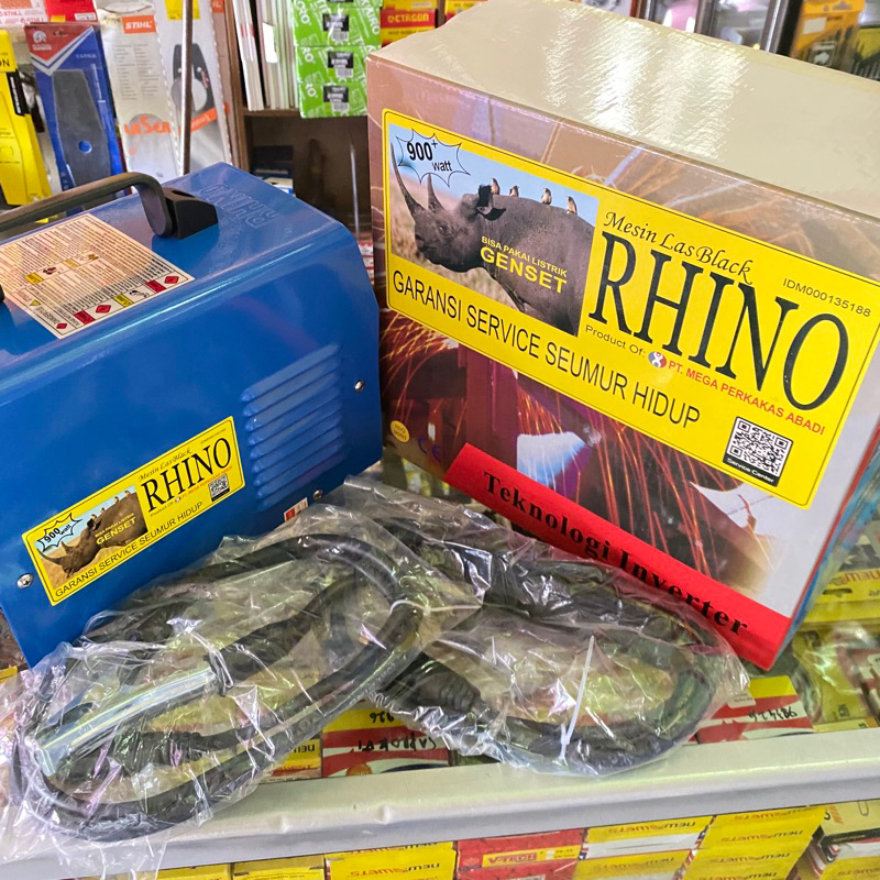 RHINO Mesin Las 900 Watt Trafo Las Inverter 120A 900W Travo Las 900Watt 120 AMPERE