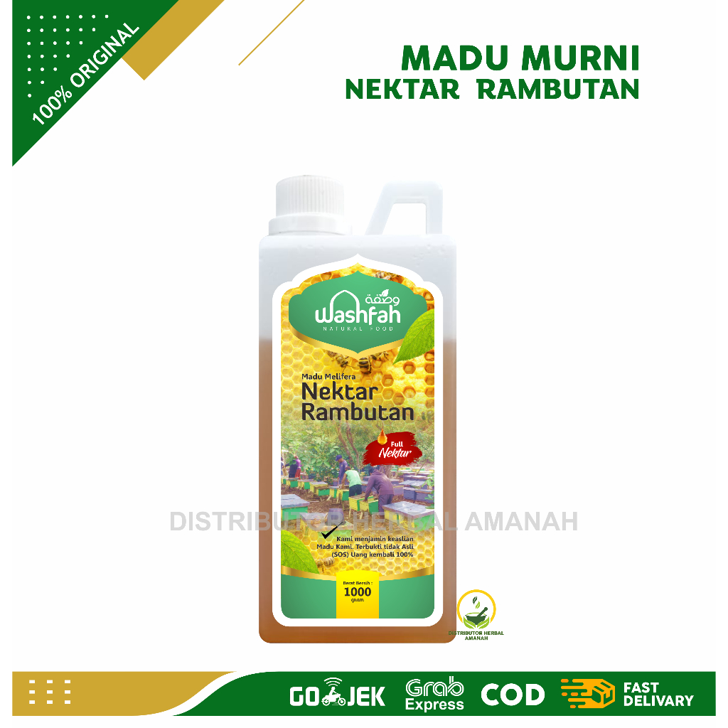 

Madu Murni Nektar Rambutan 1 Kg