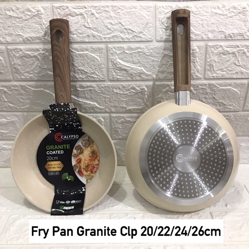 Fry pan teflon granite pan telur teflon granit calypso
