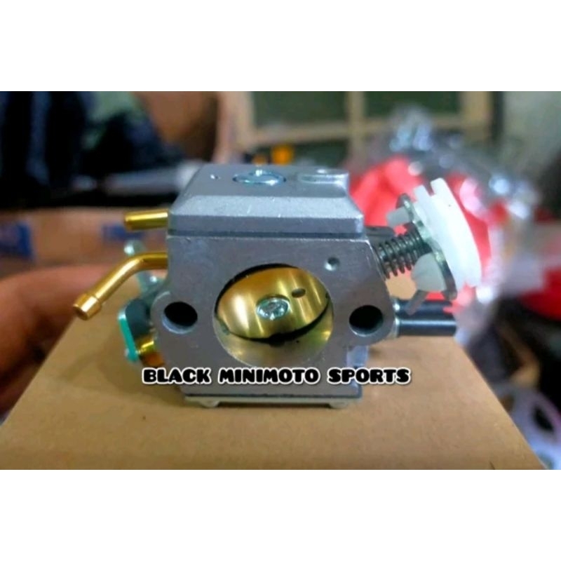 Karbu Setan- Karburator SCOTER GOPED X5 63cc- Carb Assy Husqvarna 365 Big Bore Vent 21mm GOPED X5 63