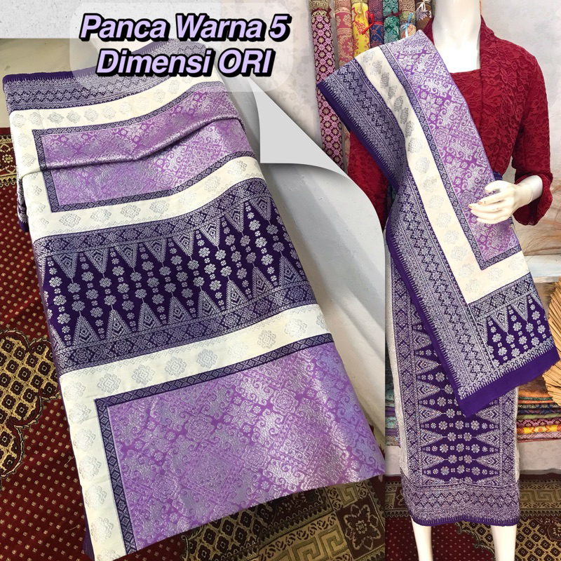 SONGKET PANCAWARNA 5 DIMENSI ORI