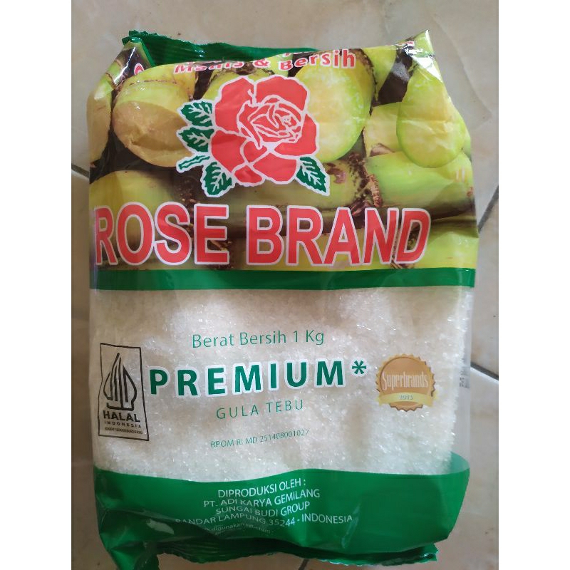 

GULA pasir halus 1kg merk rose brand live sale diskon harga 10000