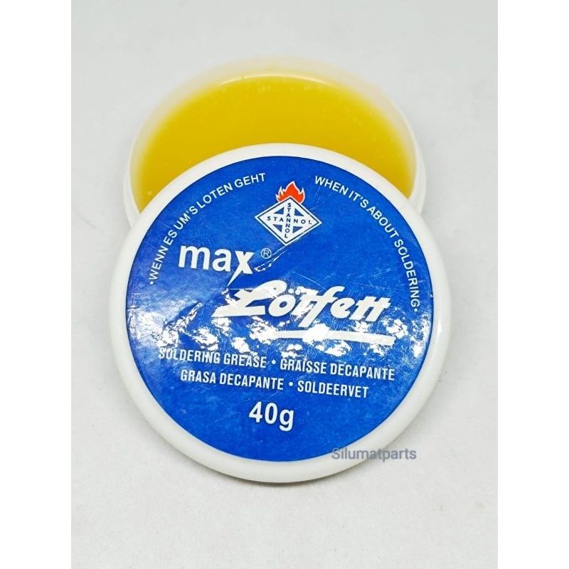 LOTFET PASTA SOLDER 40GRAM / lotfet solder / pasta solder lotfett / loffet Max