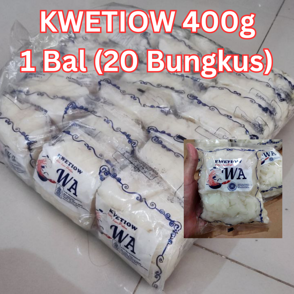 

Kwetiow WA 400 gram 1 Bal - Kwetiau Paling Enak