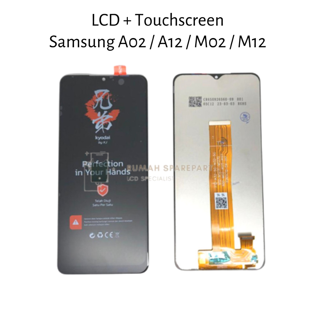 LCD + Touchscreen Samsung A02 / A12 / M02 / M12 Ori Full Set