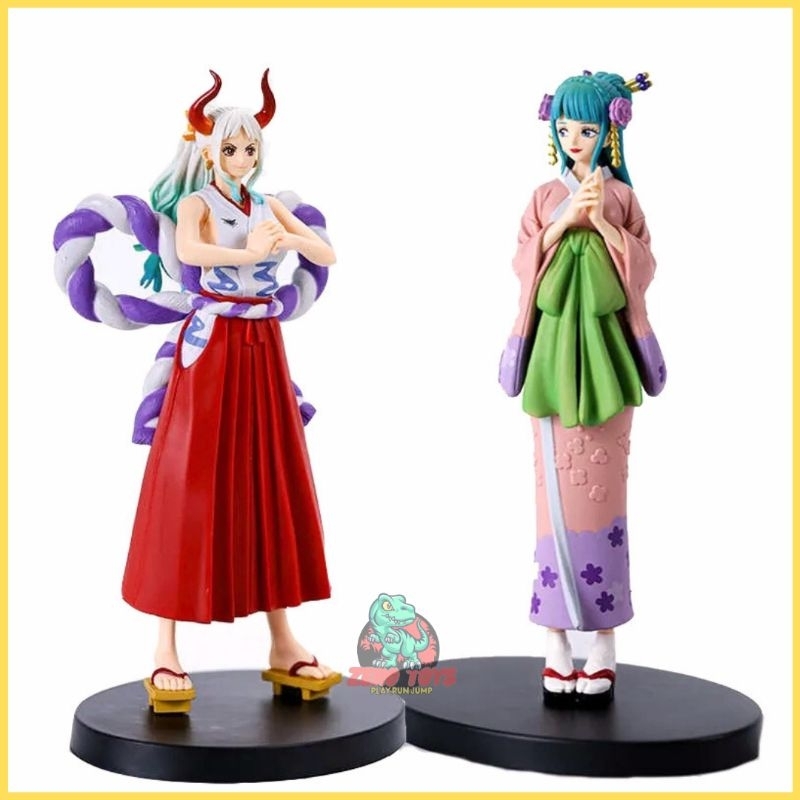 Action Figure Anime One Piece Yamato Kaido Dan Kozuki Hiyori