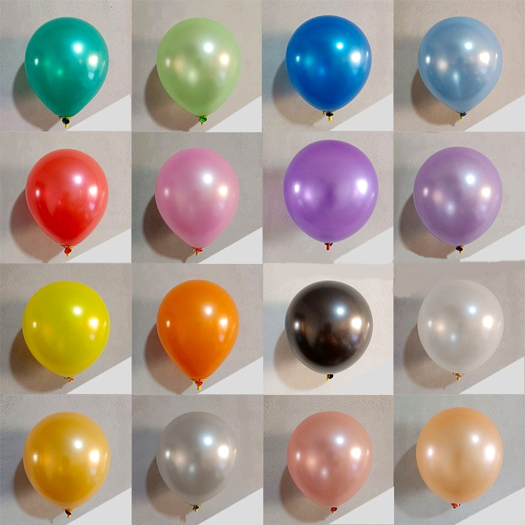 5 inch Balon Latex METALIC Kecil Mengkilap Glossy Balloon Metallic Metallik Metal Polos Kilap Metali