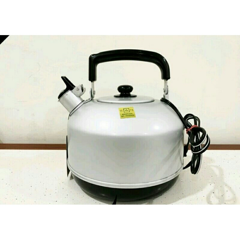 TEKO LISTRIK CERET PEMANAS AIR / KETTLE LISTRIK MASPION  22cm/24cm BUNYI SIUL