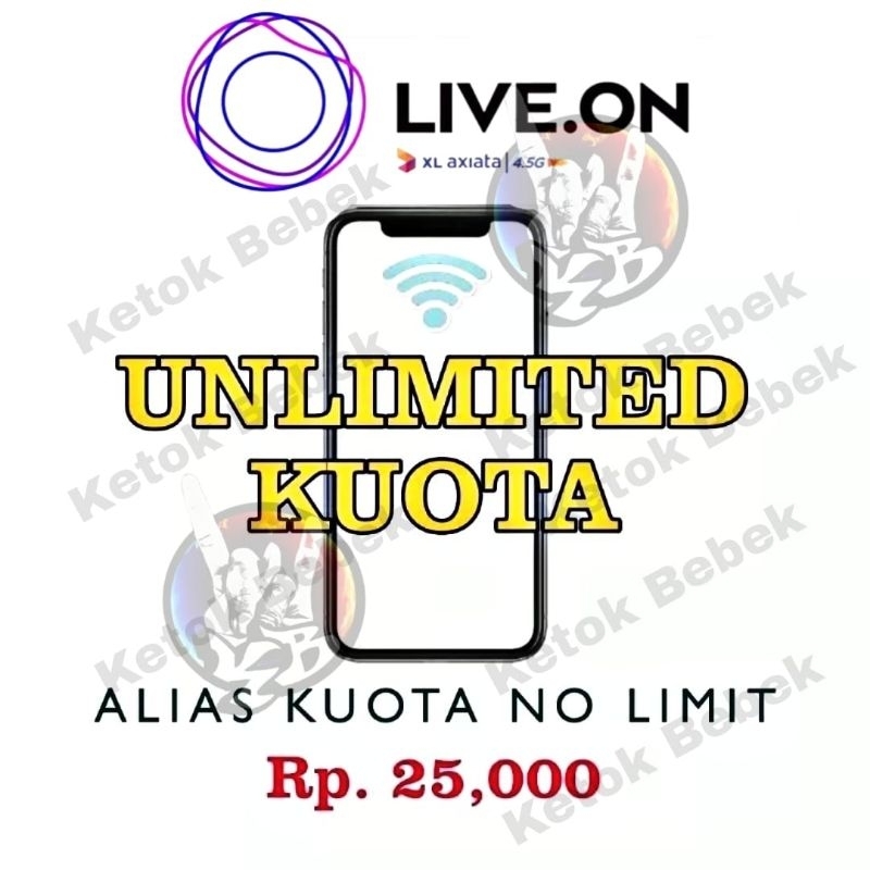 IPHONE & ANDROID LIVE ON XL AXIATA PAKET XL UNLIMITED 1 BULAN FULL GARANSI DAN SUPPORT SEMUA LOKASI