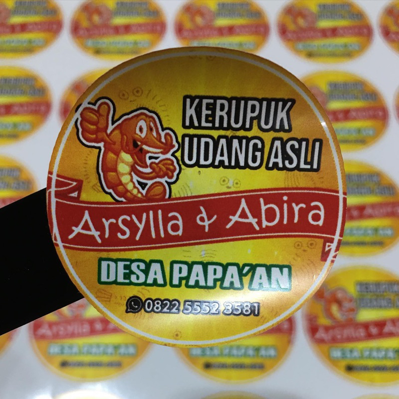 

STICKER LABEL KEMASAN