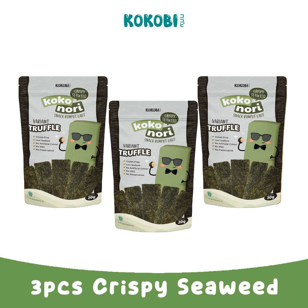 

KOKOBI Koko Nori Crispy Seaweed Snack Truffle - Bundling 3pcs