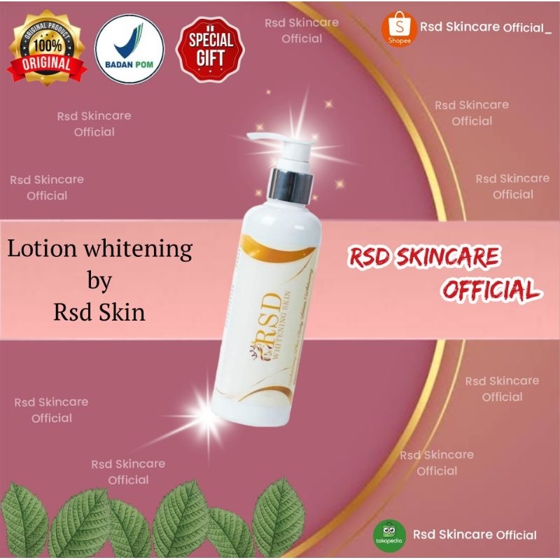 Rsd Body Lotion Whitening With AHA 250 ml + Free Gift / Rsd / Rsd skin