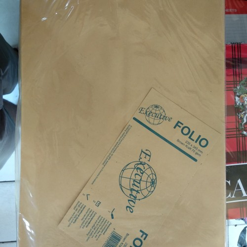 

Amplop Cokelat Folio Executive (1 pak = 100 pcs)