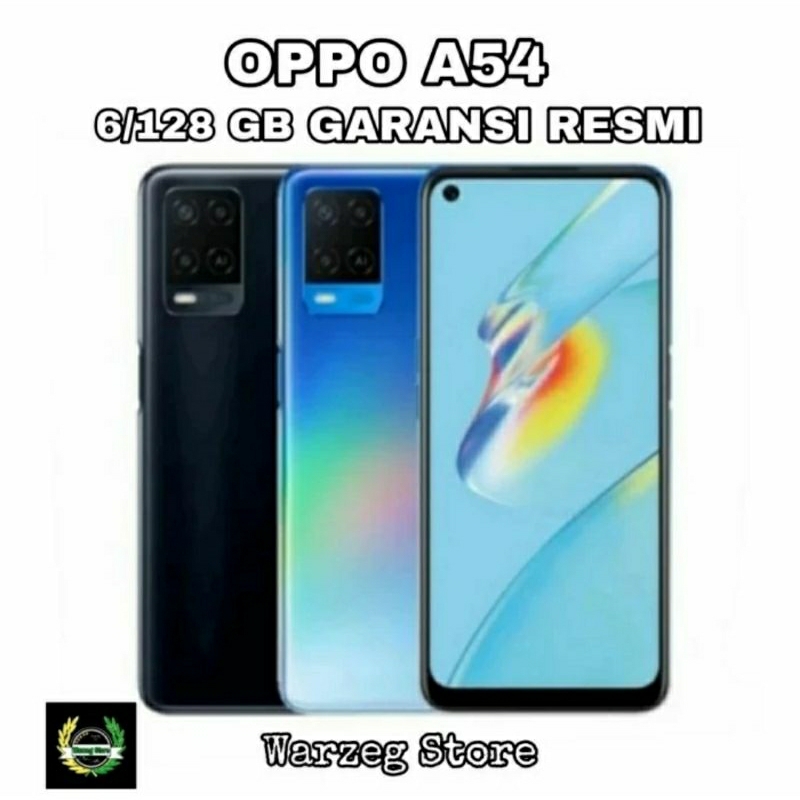HP OPPO A54 6/128 GB - OPPO A 54 RAM 6GB ROM 128GB GARANSI RESMI OPPO