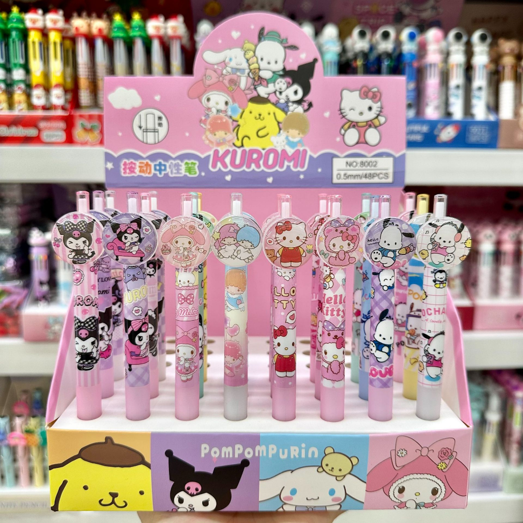 

ALAT TULIS SEKOLAH PULPEN BULAT TINTA HITAM KARAKTER SANRIOU KUROMI CINAMOROL ATK PEN LUCU PERLENGKAPAN SEKOLAH KANTOR