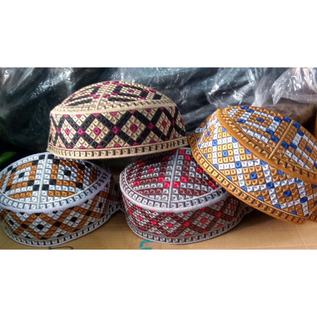 Peci Kopiah Pakistan Super SLW - pakistan Bordir Lokal Grosir 10pcs