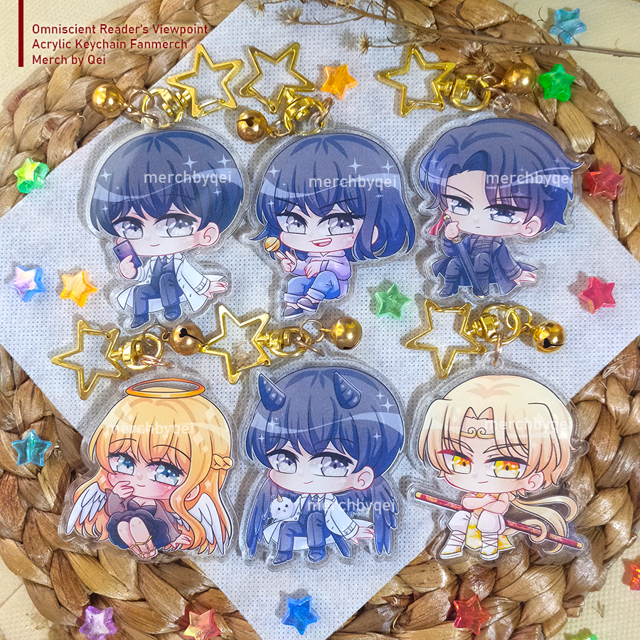 Keychain Omniscient Reader's Viewpoint ORV Gantungan Kunci Fan Merchandise: DEMON KING OF SALVATION 