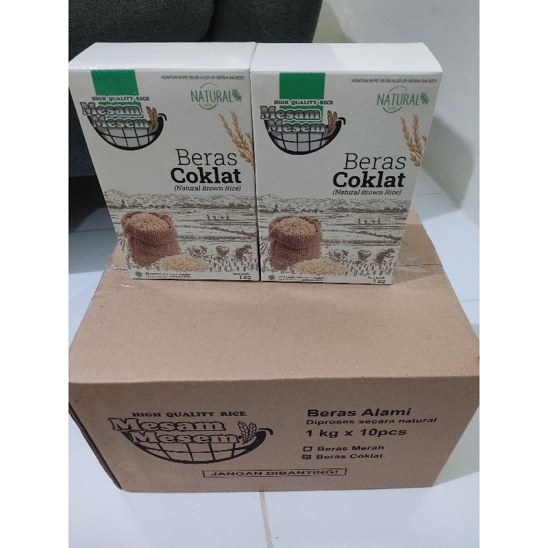 

Beras Coklat Mesam Mesem 1 dus isi 10kg