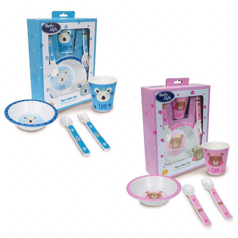 BabySafe - FS64 - Feeding Set | Set Alat Makan Bayi
