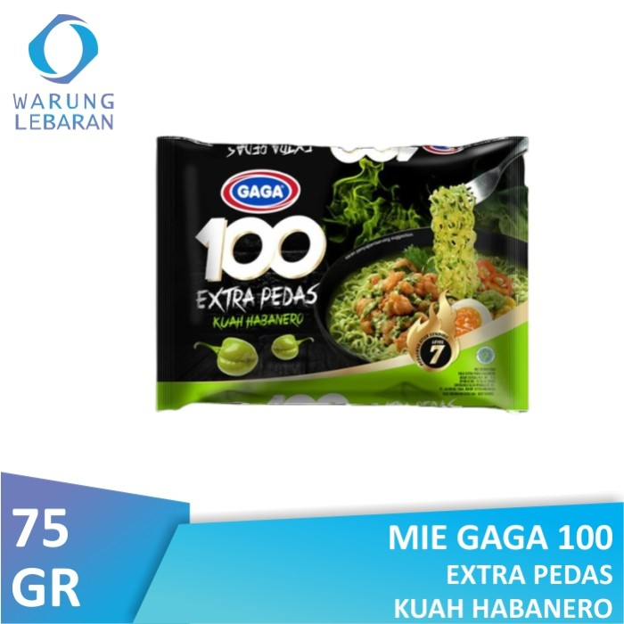 

Gaga 100 Extra Pedas Kuah Habanero 75g