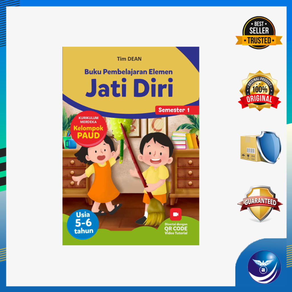 BUKU PEMBELAJARAN ELEMEN : JATI DIRI TK B SEMESTER 1 Untuk 5-6 Tahun / F. Eny P, S.Pd. PAUD, Eni Nur