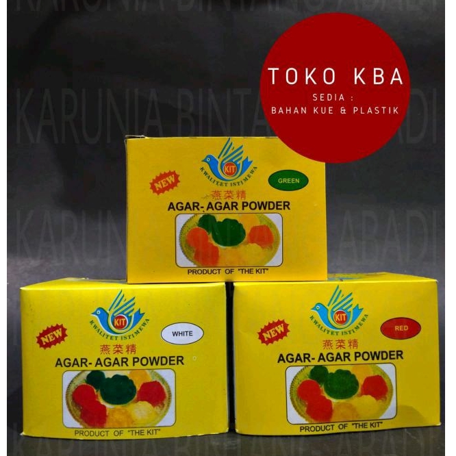 

Agar Agar Powder The Kit 燕菜精 ( 1 Lusin )