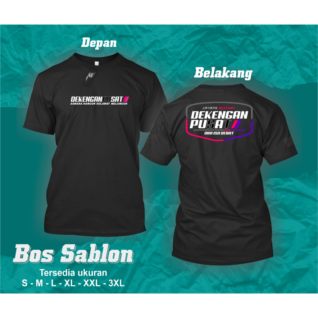 Bossablon - Kaos Dekengan Pusat Viral Kaos Dekengan Pusat Premium Quality