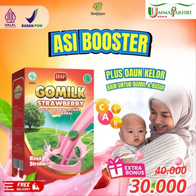 

(ASI BOOSTER) susu kambing etawa plus herbal dan daun kelor bisa buat asi booster