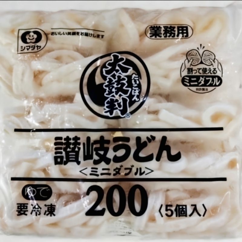 

Shimadaya Sanuki Udon Taikoban Frozen Udon Jepang 200gr