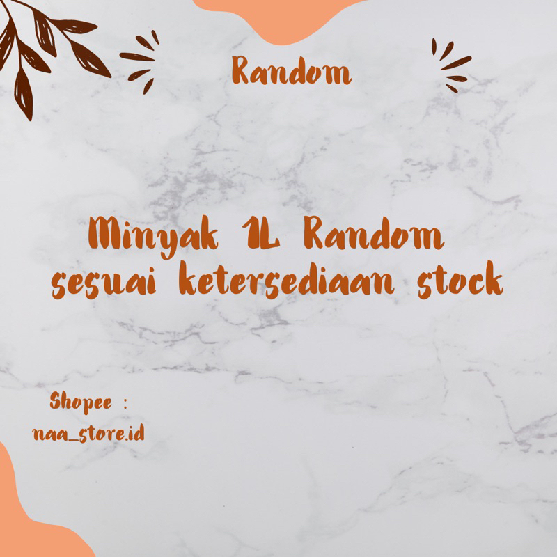 

Minyak 1L Random