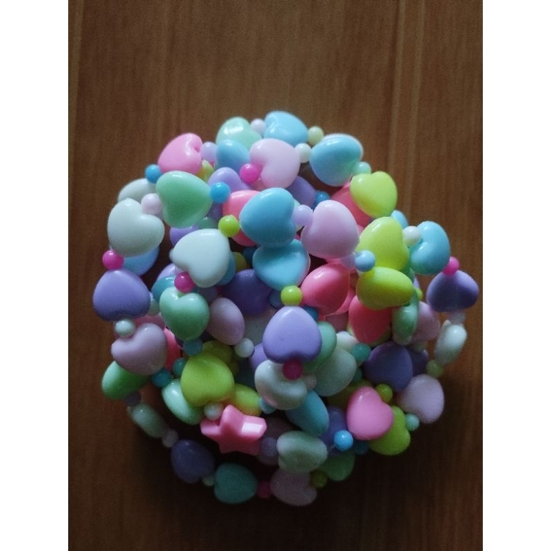 Gelang Love / Gelang Hati / Gelang Manik manik / Gelang Persahabatan/ Gelang anak anak