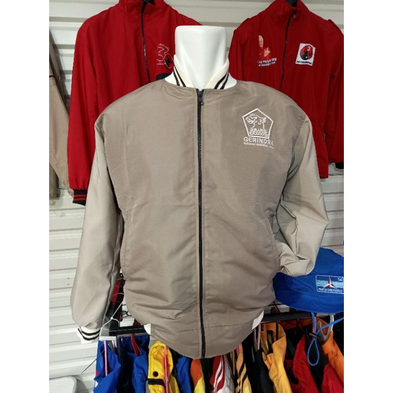 jaket gerindra/bomber gerindra /jaket partai gerindra/