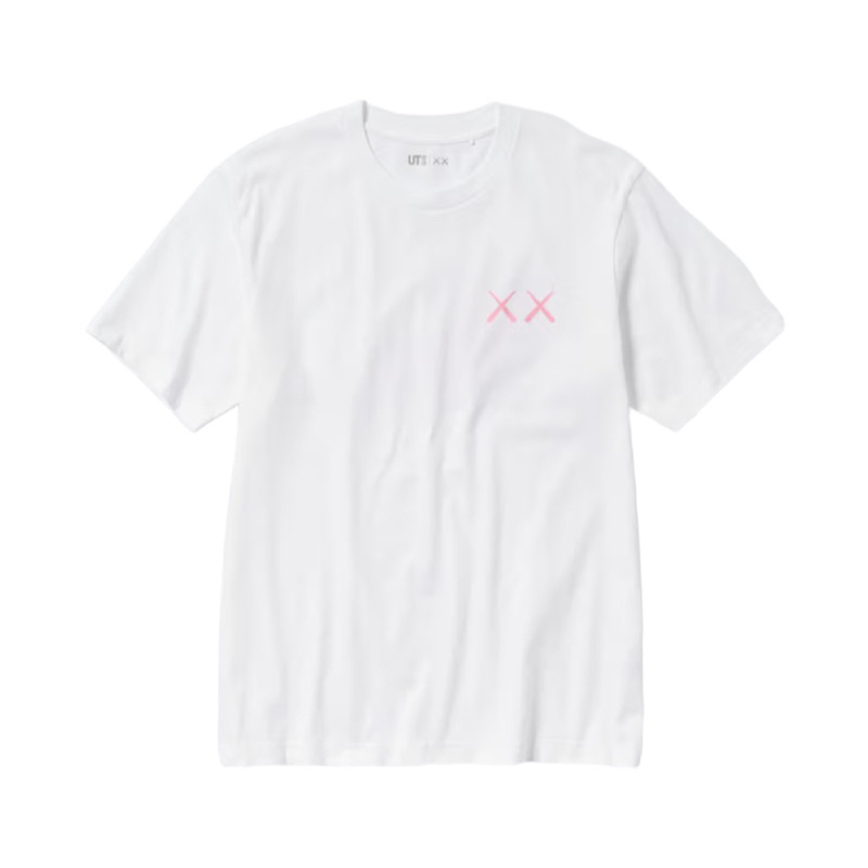 Uniqlo X KAWS 2023 T-Shirt White Pink