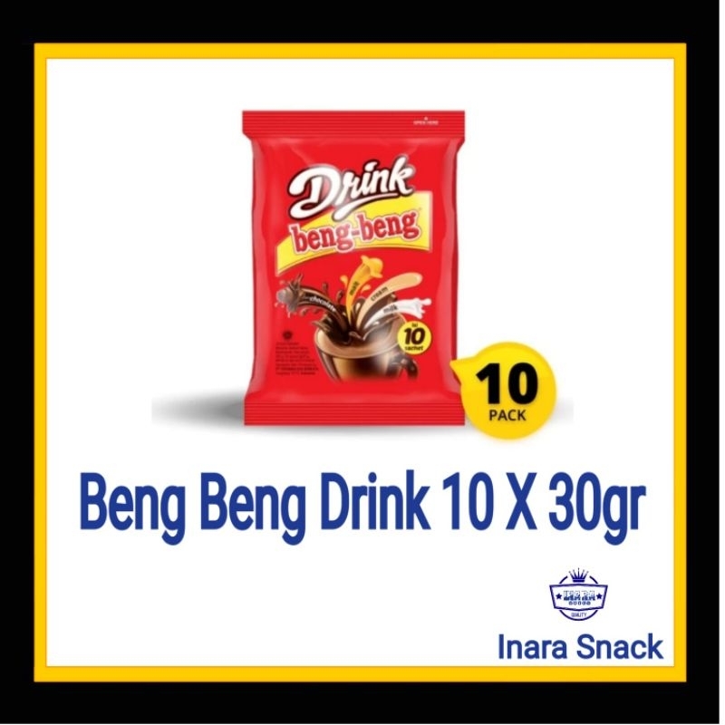 

Beng beng drink renceng isi 10 sachet