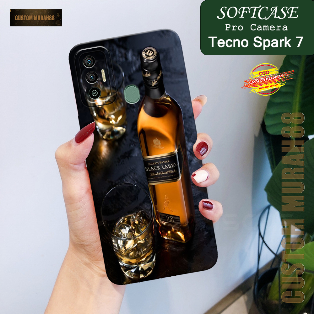 Case Tecno Spark 7 Terbaru - Fashion Case MINUMAN - Casing Hp Tecno Spark 7 - Softcase Pro Camera Te