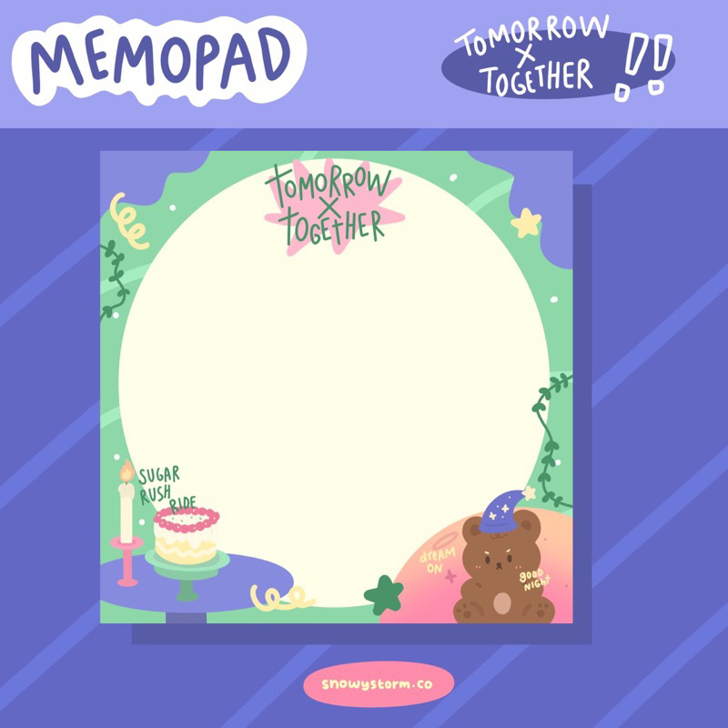 

snowystormco - Memopad Deco TXT Sugar Rush Ride