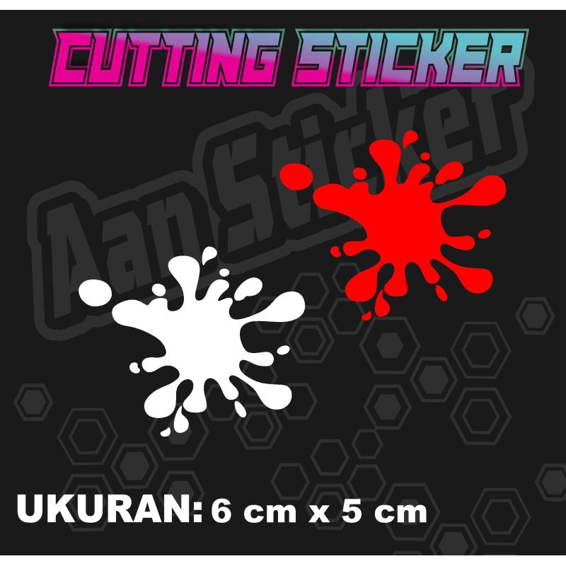 

stiker bercak stiker cutting