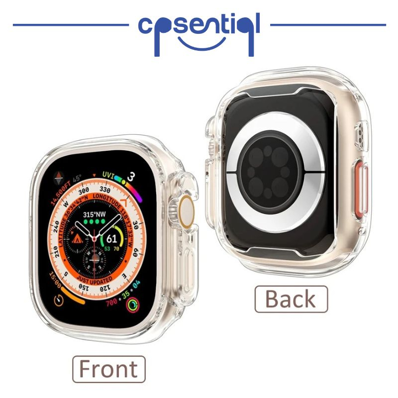 PROMO COD Clear Protector Watch Cover Soft Case FULL FRAME iWatch 38mm 40mm 41mm 42mm 44mm 45mm | Bumper Untuk Smartwatch Apple Series 6 SE 8 7 5 4 3 2 1 | Cover Jam Premium