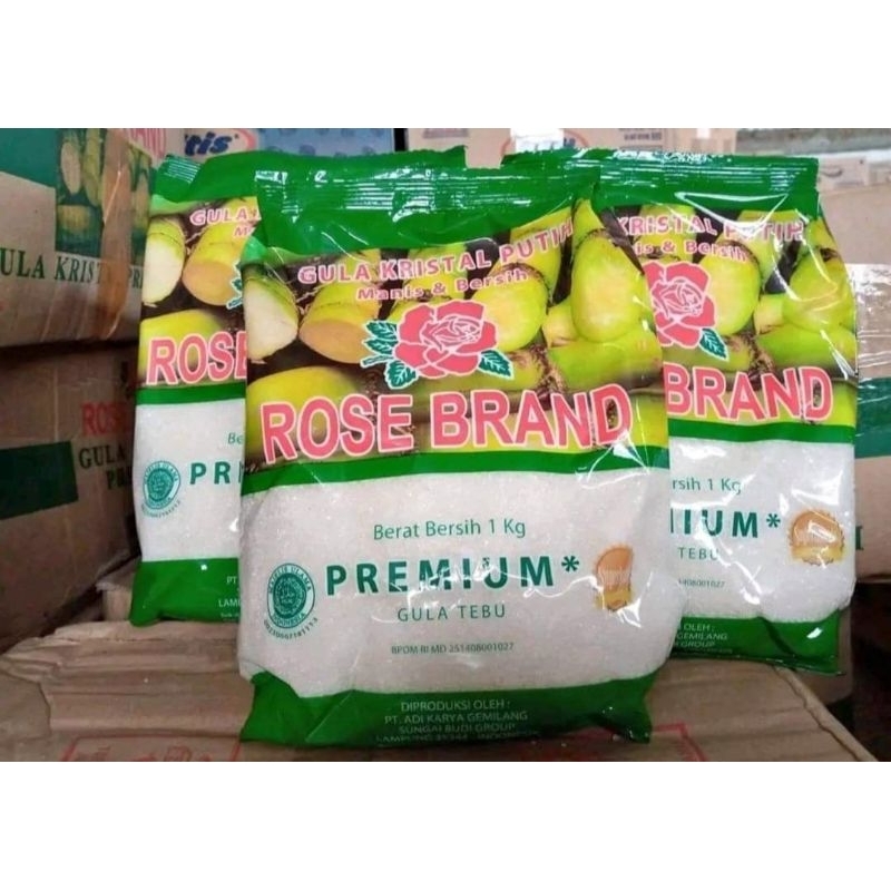 

Gula Rose Brand hijau 1 kg