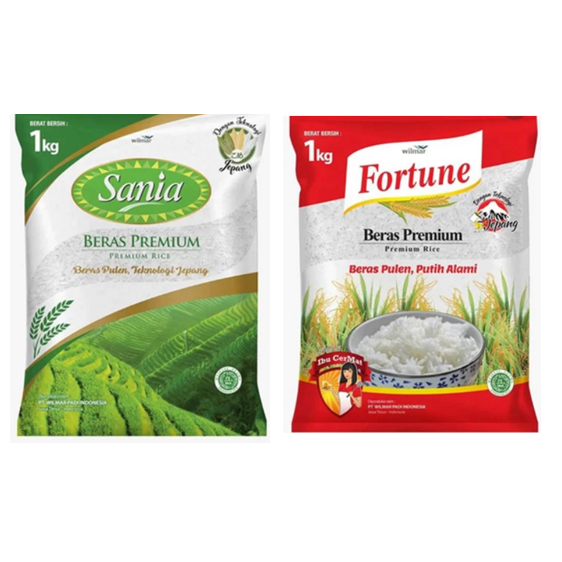 BERAS 2 KG RANDOM SANIA/FORTUNE