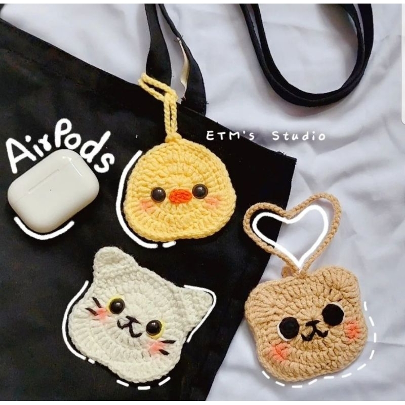 Mini Pouch Crochet Amigurumi mini pouch rajut dompet koin rajut