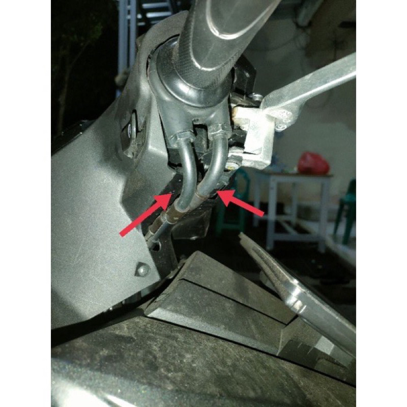 NEW DEALS Handgrip Honda + Pipa Gas + Jalu Stang Chrome Pcx / ALL BEAT NEW FI / VARIO 125 150