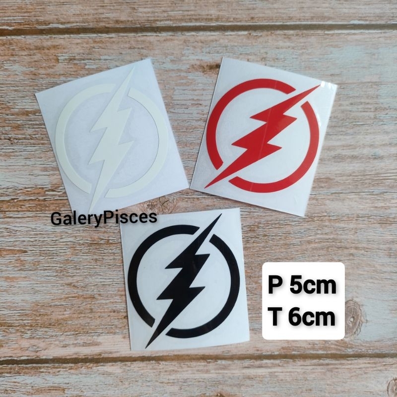 stiker cutting gambar petir keren stiker motor dan helm