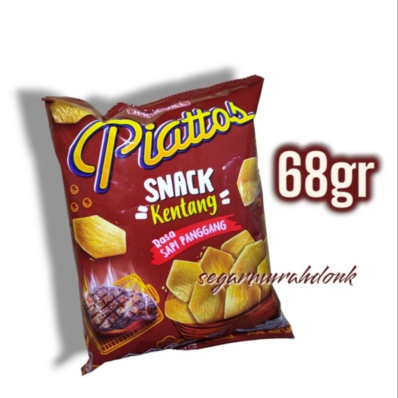 

Piattos Jack n Jill Snack Kentang 68 gram rasa Sapi Panggang